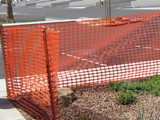 Safety construction fence