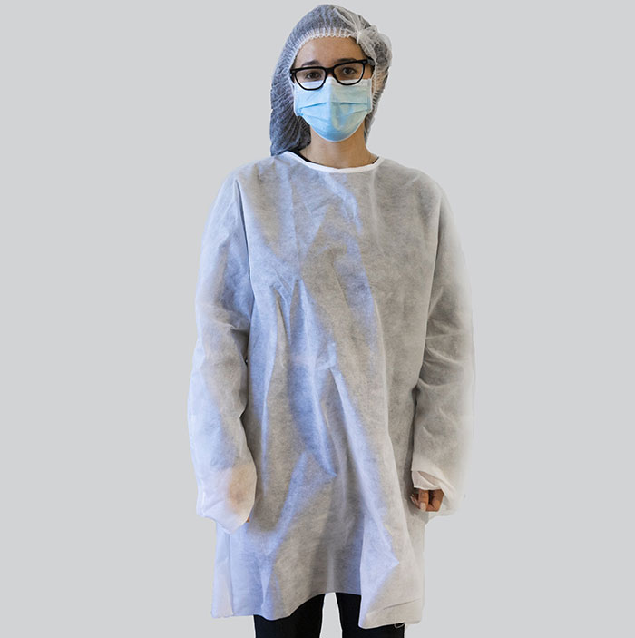 Disposable isolation gown 